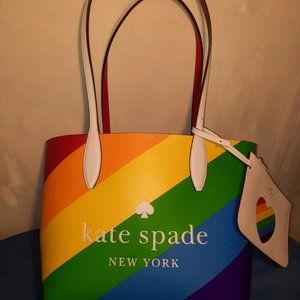 Kate Spade Rainbow Cross Body Bag with Purse